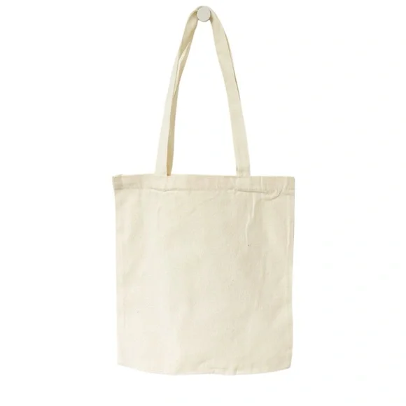 “Things I Need: Coffee, More Books, Reading Time” Canvas Tote Bag - Picture 3 of 7